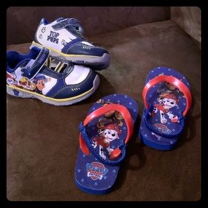 Paw Patrol shoe lot